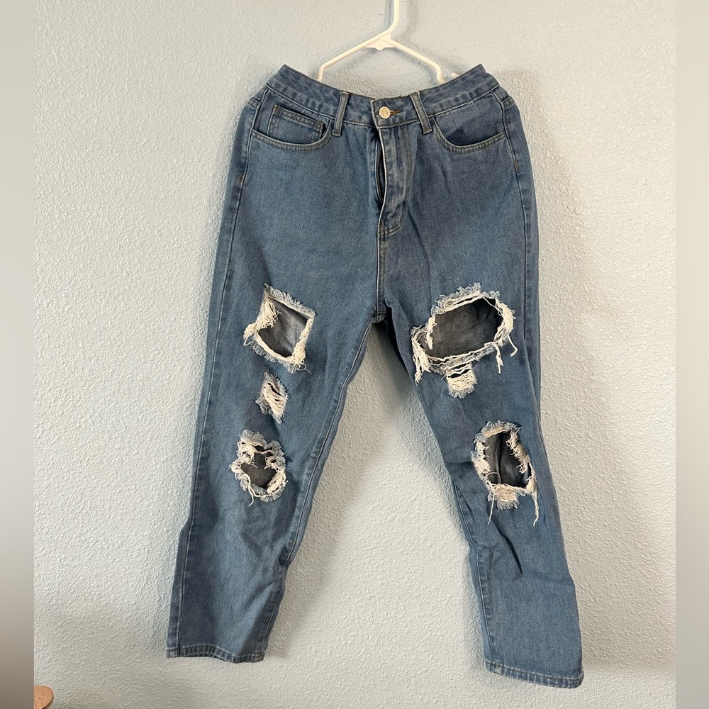 Ripped Denim Jeans